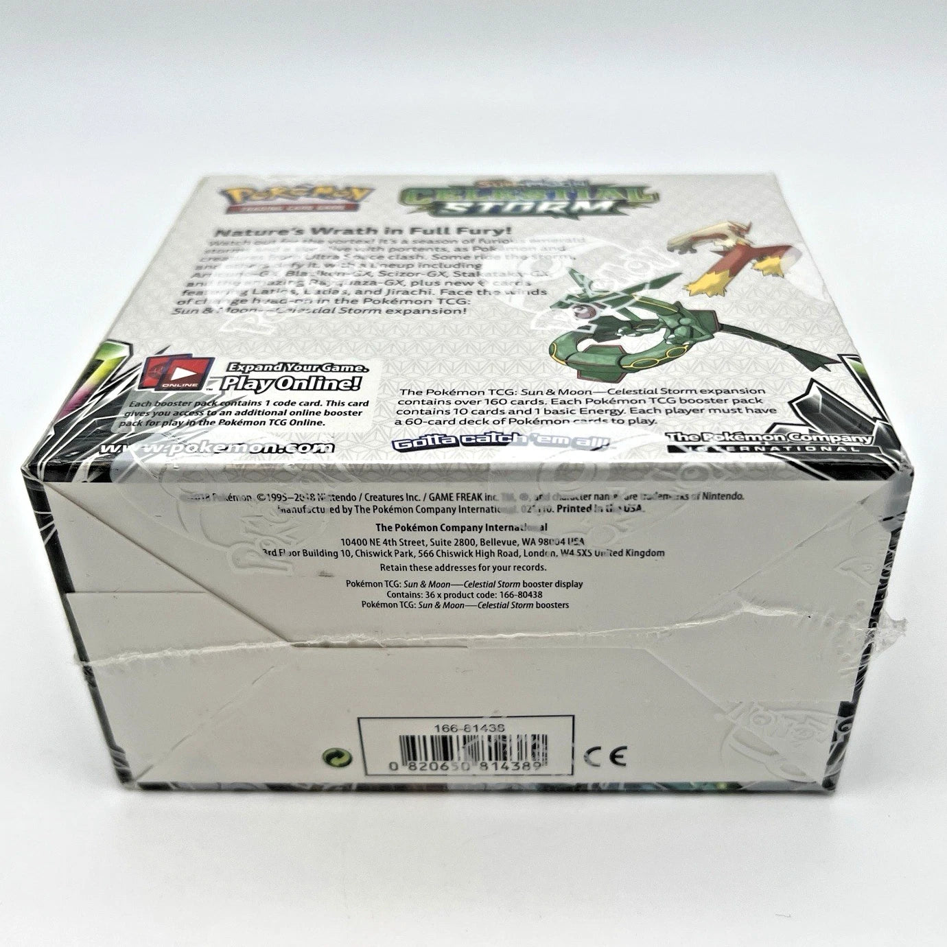 Pokémon TCG Sun & Moon CELESTIAL STORM Booster Box • FACTORY SEALED