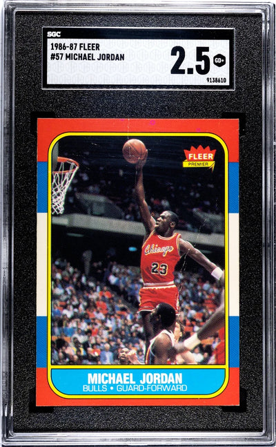 1986 Fleer Michael Jordan #57 SGC 2.5
