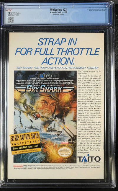 Wolverine 23 NEWSSTAND CGC 9.8